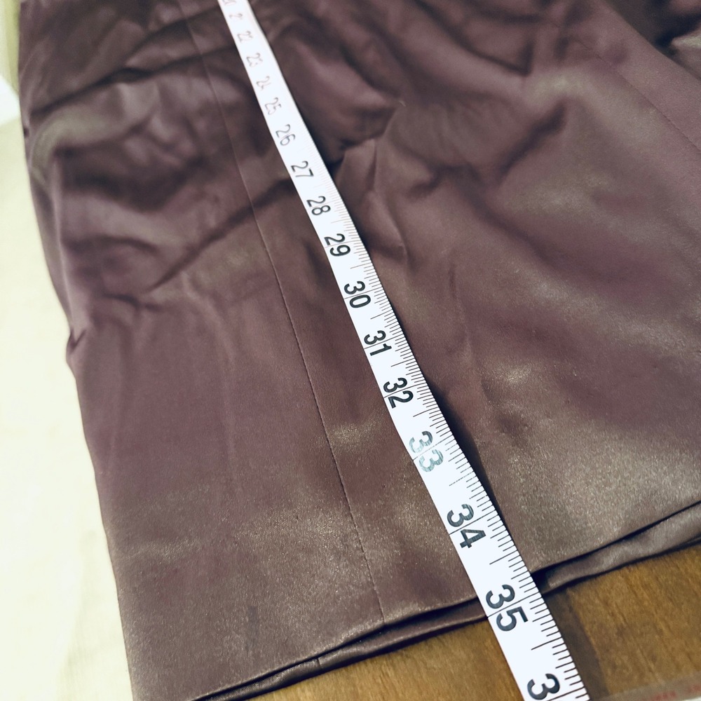Sangria Brown Dress Sweetheart Neckline‎ Cap Sleeve Fitted Sheath Size 4 - Picture 6 of 9